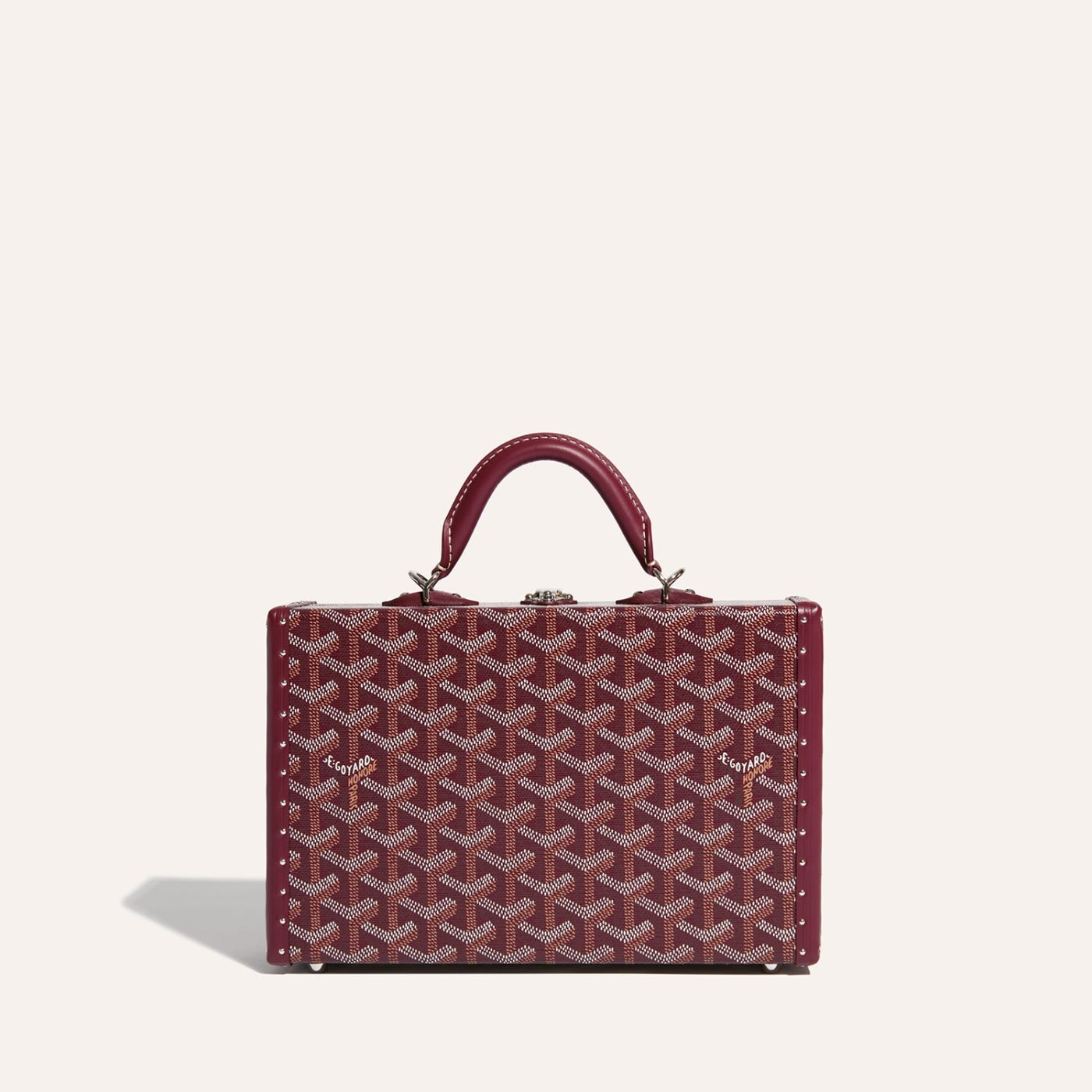 Goyard Grand Hôtel Trunk Bag Burgundy - Image 2